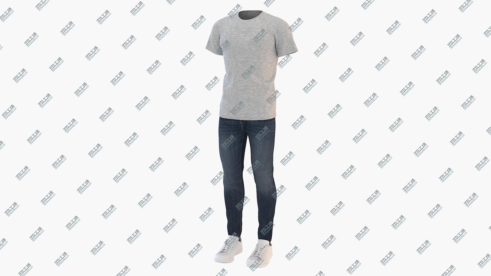 images/goods_img/202104093/3D Men And Women T-Shirt Jeans and Sneakers (2) model/2.jpg